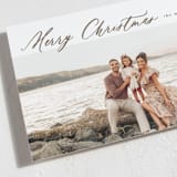 "Scrollwork" - Holiday Cards in Fawn by Up Up Creative - Detail