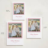 "Lauren" - Holiday Cards in Santa Suit by Blustery August - Formats Available