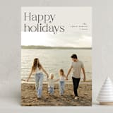 "The Editor" - Holiday Cards in Ivory by Carolyn Nicks - Front
