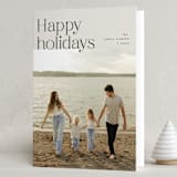 "The Editor" - Holiday Cards in Ivory by Carolyn Nicks - Folded Card