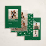 "bow garland" - Holiday Cards in Gumdrop by Vivian Yiwing - Back of Card Options
