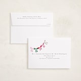 "bow garland" - Holiday Cards in Gumdrop by Vivian Yiwing - FREE Recipient Addressing