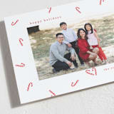 "Cutie Candy Canes" - Holiday Cards in Snow by Lauren Chism - Detail
