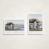 "Headliner" - Holiday Cards in Tan by Nicole Walsh - Photo Orientation Options