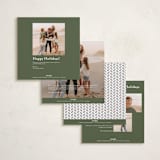 "Merry Classic" - Holiday Cards in Mistletoe by Alston Foster - Back of Card Options
