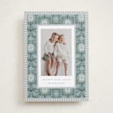 "Cottage Floral" - Holiday Cards in Juniper by Julie Murray - Front