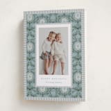 "Cottage Floral" - Holiday Cards in Juniper by Julie Murray - Folded Card