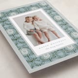 "Cottage Floral" - Holiday Cards in Juniper by Julie Murray - Detail