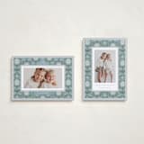 "Cottage Floral" - Holiday Cards in Juniper by Julie Murray - Photo Orientation Options