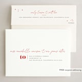 "It's Been Years" - Holiday Cards in Winter Rose by Carrie ONeal - FREE Recipient Addressing