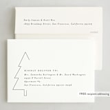 "tree clip" - Holiday Cards in Latte by Carolyn Nicks - FREE Recipient Addressing