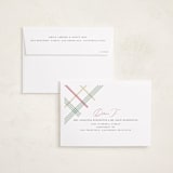 "shimmering tartan" - Holiday Cards in Holly by Rebecca Durflinger - FREE Recipient Addressing