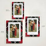 "shimmering tartan" - Holiday Cards in Holly by Rebecca Durflinger - Formats Available