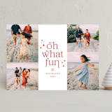 "Brilliant Fun" - Holiday Cards in Holly Berry by Olivia Raufman - Front
