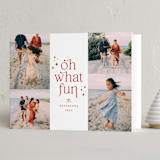"Brilliant Fun" - Holiday Cards in Holly Berry by Olivia Raufman - Folded Card