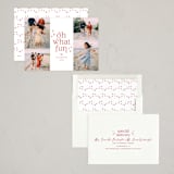 "Brilliant Fun" - Holiday Cards in Holly Berry by Olivia Raufman - Assembled