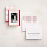 "Classic Border" - Holiday Cards in Berry by Wendy Chung - Assembled