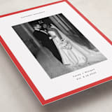 "Classic Border" - Holiday Cards in Berry by Wendy Chung - Detail