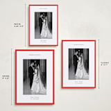 "Classic Border" - Holiday Cards in Berry by Wendy Chung - Formats Available