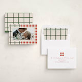 "Grandmas Dishes" - Holiday Cards in Santa Suit by Carrie ONeal - Assembled