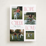 "Scrapbook" - Holiday Cards in Cardinal by Owl and Toad - Front