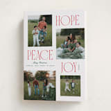 "Scrapbook" - Holiday Cards in Cardinal by Owl and Toad - Folded Card