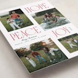 "Scrapbook" - Holiday Cards in Cardinal by Owl and Toad - Detail