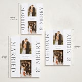 "Merrily Married" - Holiday Cards in Snowflake by Laura Bercovich - Formats Available