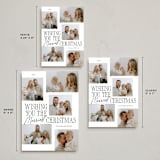 "Quill Pen Five" - Holiday Cards in Coal by Jackie Crawford - Formats Available