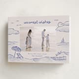 "Tis the Sea Sun" - Holiday Cards in Ocean by Pink House Press - Folded Card