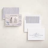 "Tis the Sea Sun" - Holiday Cards in Ocean by Pink House Press - Assembled