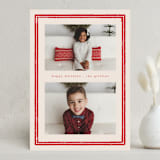 "Perfectly Framed" - Holiday Cards in Candy by Corinne Malesic - Front