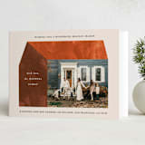 "modern new home" - Holiday Cards in Brick by Sumak Studio - Folded Card