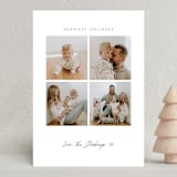 "Four" - Holiday Cards in Snow by Pippa Shaw - Front