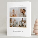 "Four" - Holiday Cards in Snow by Pippa Shaw - Folded Card