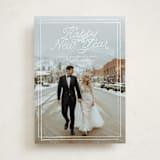 "A Classic Christmas" - Holiday Cards in Snow by Anna Elder - Front