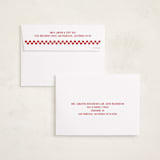 "Slim Type" - Holiday Cards in Scarlet by Kacey Kendrick Wagner - FREE Recipient Addressing