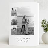 "modern layout" - Holiday Cards in Chalk by Angela Thompson - Folded Card