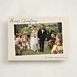 "Dated Snapshot" - Holiday Cards in Latte by Alicia Schultz - Front