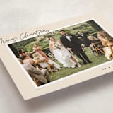"Dated Snapshot" - Holiday Cards in Latte by Alicia Schultz - Detail