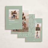 "New Ho Ho Home" - Holiday Cards in Sage by Mary Kay Garttmeier - Back of Card Options