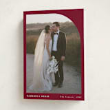 "Arched Simplicity" - Holiday Cards in Holly Berry by Oma N. Ramkhelawan - Folded Card