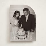 "serif married christmas" - Holiday Cards in Champagne by Ellen Schlegelmilch - Front
