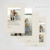 "serif married christmas" - Holiday Cards in Champagne by Ellen Schlegelmilch - Back of Card Options