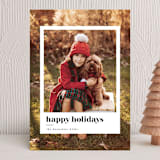 "Picture Perfect" - Holiday Cards in Snowflake by Lehan Veenker - Front