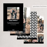 "Picture Perfect" - Holiday Cards in Snowflake by Lehan Veenker - Back of Card Options
