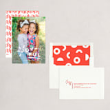 "Joyful Type" - Holiday Cards in Snow by Sydney Newsom - Assembled