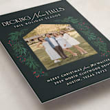 "Decking New Halls" - Holiday Cards in Midnight Forest by Julie Murray - Detail