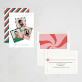 "Gift-Wrapped Snapshots" - Holiday Cards in Peppermint by Maria Alou - Assembled