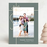 "Gilded Ribbon" - Holiday Cards in Dusk by Michelle Taylor - Front